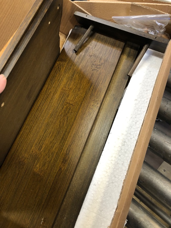 Photo 1 of HOMEKOKO Double Oversized Bread Box, Two-layer Extra Large Bread Box for Kitchen Counter, Wooden Large Capacity Bread Storage Bin with Cutting Board (Brown)
MISSING HARDWARE