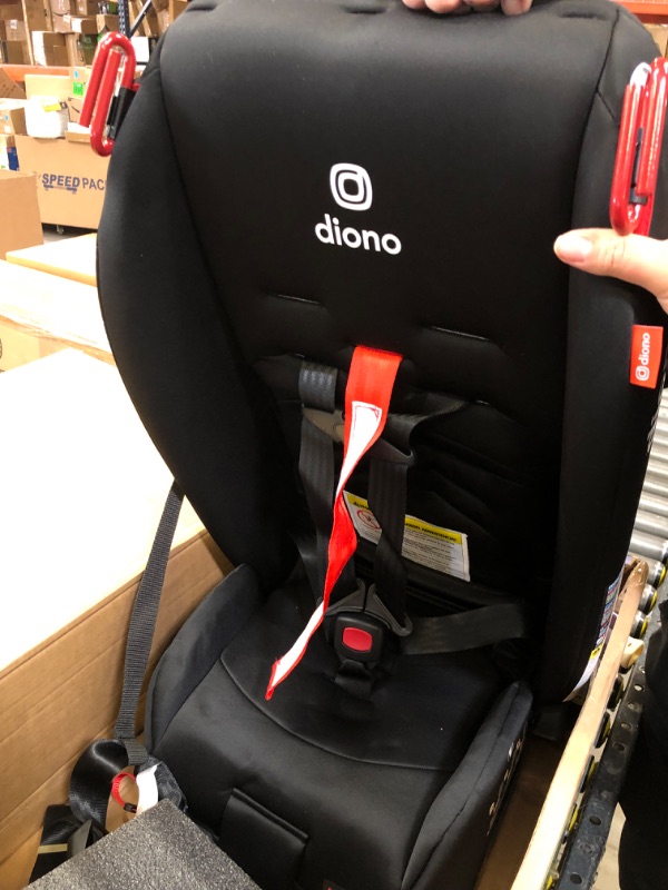 Photo 4 of Diono Radian 3R, 3-in-1 Convertible Car Seat, Rear Facing & Forward Facing, 10 Years 1 Car Seat, Slim Fit 3 Across, Jet Black Radian 3R Fits 3 Across Black Jet 