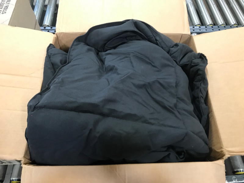 Photo 1 of 64" x 88" Black Comforter