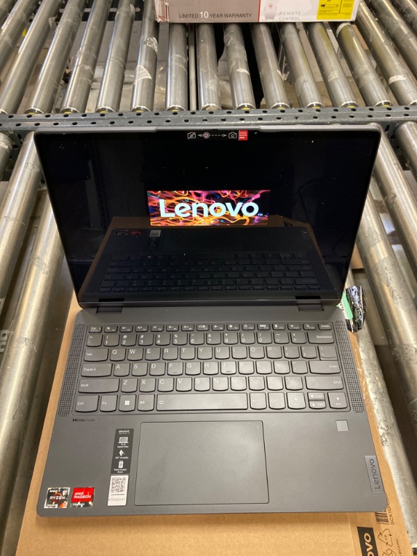 Photo 2 of Lenovo Flex 5 Laptop, 14.0" FHD Touch Display, AMD Ryzen 5 5500U, 16GB RAM, 512GB Storage, AMD Radeon Graphics, Windows 11 Home, Storm Grey