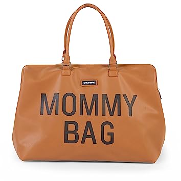 Photo 1 of Childhome The Original Mommy Bag, Large Baby Diaper Bag, Mommy Hospital Bag, Large Tote Bag, Mommy Travel Bag, Baby Bag Tote, Pregnancy Must Haves (Leatherlook Brown)
