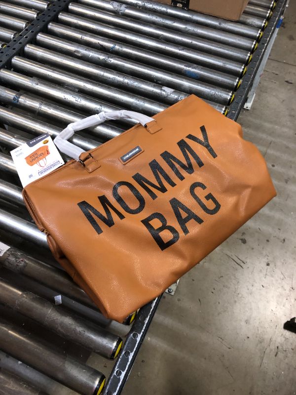 Photo 2 of Childhome The Original Mommy Bag, Large Baby Diaper Bag, Mommy Hospital Bag, Large Tote Bag, Mommy Travel Bag, Baby Bag Tote, Pregnancy Must Haves (Leatherlook Brown)
