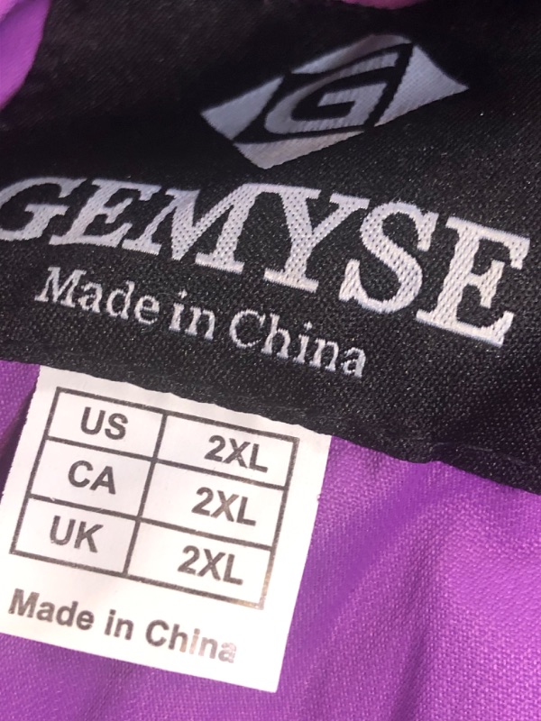 Photo 2 of GEMYSE WOMENS JACKET 2XL PURPLE/GREY 
NEW - TAG ON