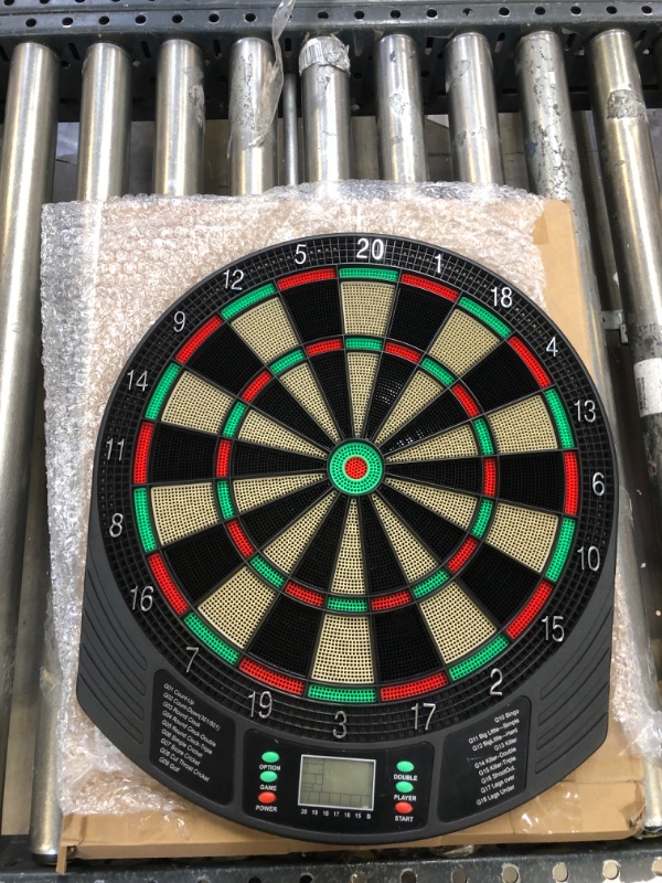 Photo 2 of Biange Electronic Dart Board, Soft Tip Digital Dartboards, 18 Games and 189 Variants with 12PCS 18g Darts, 100 Tips