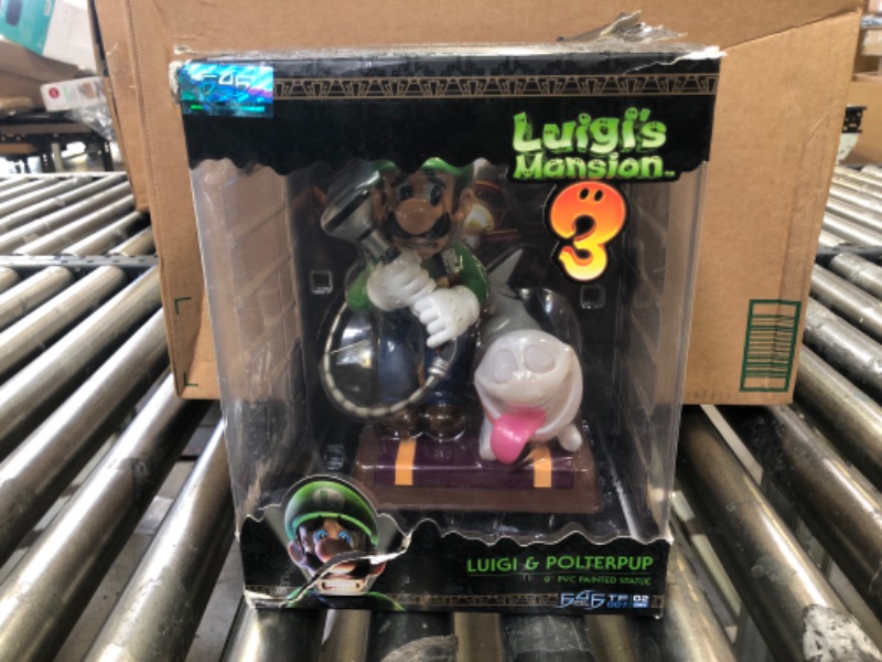 Photo 2 of First 4 Figures Luigis Mansion 3 Luigi and Polterpup 9-Inch PVC Collector Edition Statue
