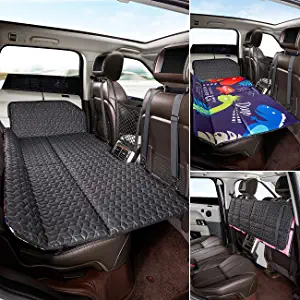 Photo 1 of ABE Non-Inflatable Car Mattress,Double-Sided Folding Car Bed Mattress SUV,Portable SUV Mattress, Car Camping Mattress Back Seat,Car Travel Camping Mattress for Sleeping(Dinosaur World)
