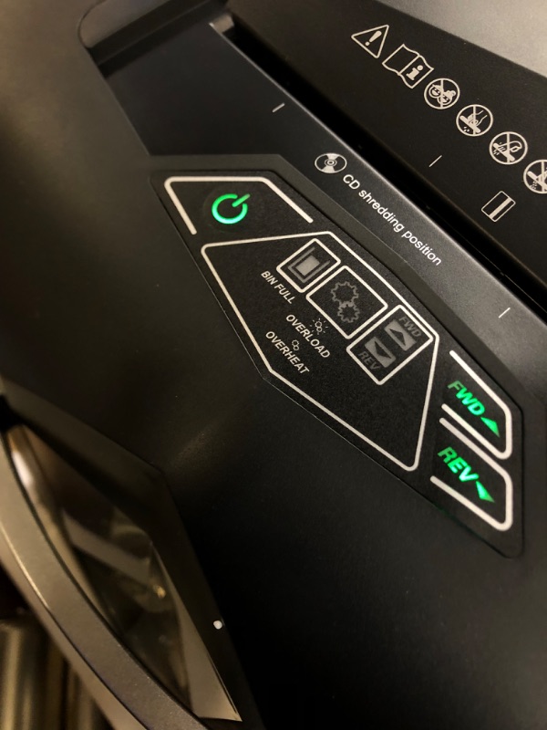 Photo 1 of Bonsaii Heavy Duty Paper Shredder, 24-Sheet 60-Minute Commercial Office Shredder with 7 Gallons Pullout Basket, High Security Credit Cards/Staples/Clips Mail Shredder, 4 Casters(C144-D) 60-Minute Crosscut NEW - OPEN BOX