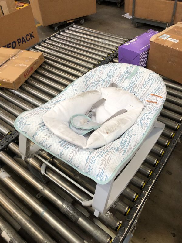 Photo 2 of Ingenuity Keep Cozy 3-in-1 Grow with Me Vibrating Baby Bouncer Seat & Infant to Toddler Rocker - Spruce, Newborn and up
