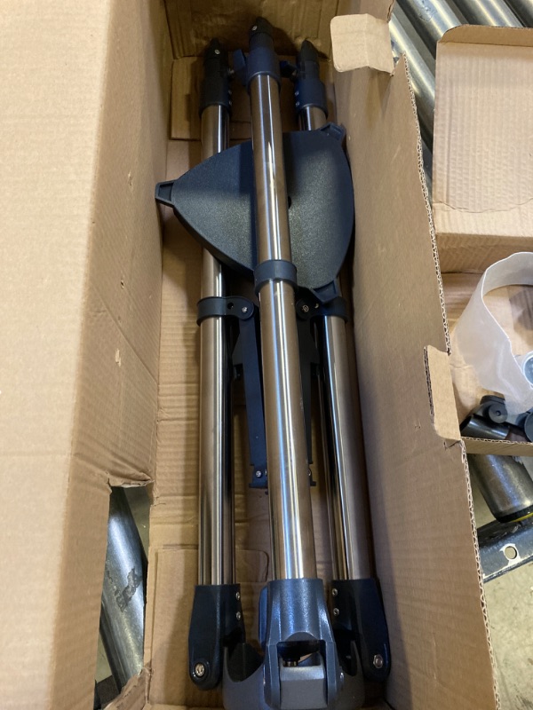 Photo 1 of Celestron - AstroMaster 130EQ-MD Newtonian Telescope - Reflector Telescope for Beginners - Fully-Coated Glass Optics - Adjustable-Height Tripod - BONUS Astronomy Software Package 130EQ Newtonian w/Motor Drive 130EQ Newtonian w Motor SOLD FOR PARTS ONLY. 