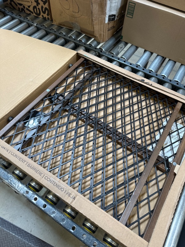 Photo 1 of Position & Lock Baby Gate, Pressure-Mounted, Farmhouse Collection