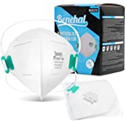 Photo 1 of LotFancy NIOSH N95 Mask, 20PCS Particulate Respirator, N95 Face Mask for Construction, Cleaning, Disposable Air Filter Masks against Dust, Pollution, Particle, Smoke