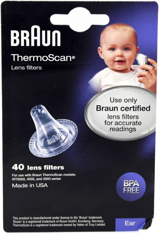 Photo 3 of Braun ThermoScan LF40 Lens Filters, 40 each