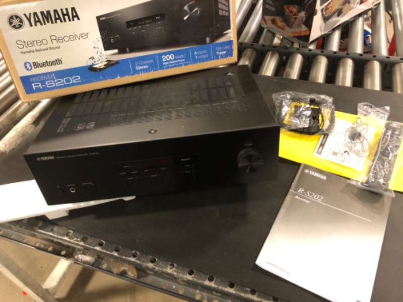 Photo 2 of YAMAHA R-S202BL Stereo Receiver R-S202BL receiver only