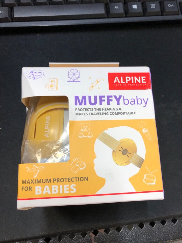 Photo 2 of 
Alpine Muffy Baby Ear Protection for Babies and Toddlers up to 36 Months - CE & ANSI Certified - Noise Reduction Earmuffs - Comfortable Baby Headphones...