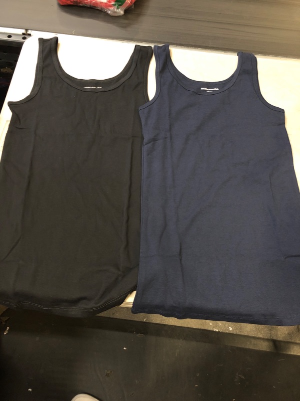 Photo 1 of 2 PCK WOMENS TANK TOPS SMALL NAVY/BLACK