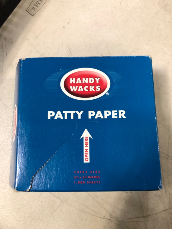 Photo 1 of 5.5X5.5 Patty Paper - 1000 count 5 1/2 x 5 1/2
