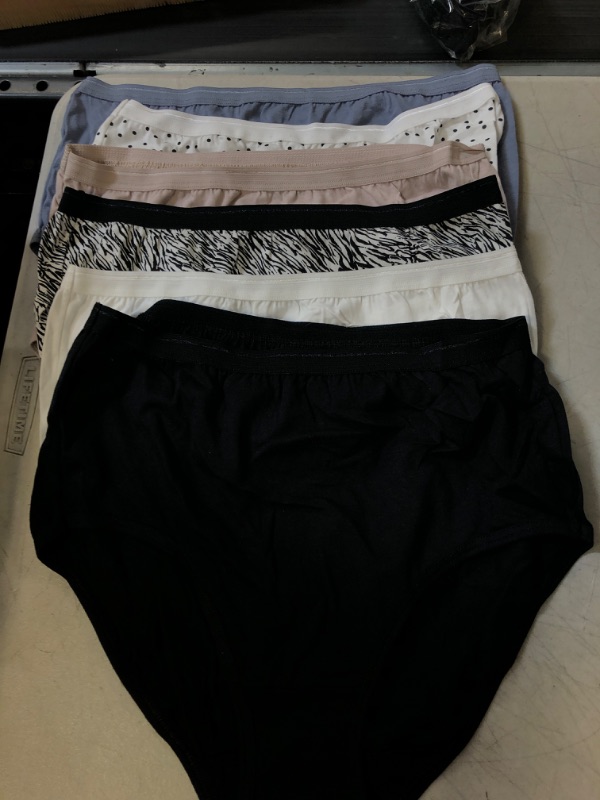 Photo 1 of 6 PCK WOMENS UNDERWEAR SIZE 7 MULTICOLOR