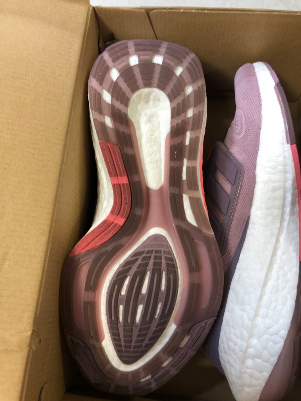 Photo 2 of adidas Women's Ultraboost 22 Running Shoe 8.5 Magic Mauve/Legacy Purple/Turbo