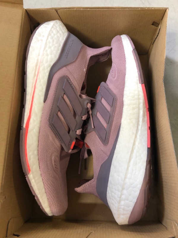 Photo 1 of adidas Women's Ultraboost 22 Running Shoe 8.5 Magic Mauve/Legacy Purple/Turbo