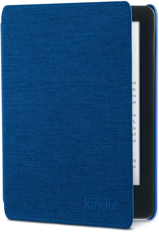 Photo 1 of Kindle Fabric Cover - Cobalt Blue (10th Gen - 2019 release only—will not fit Kindle Paperwhite or Kindle Oasis).
