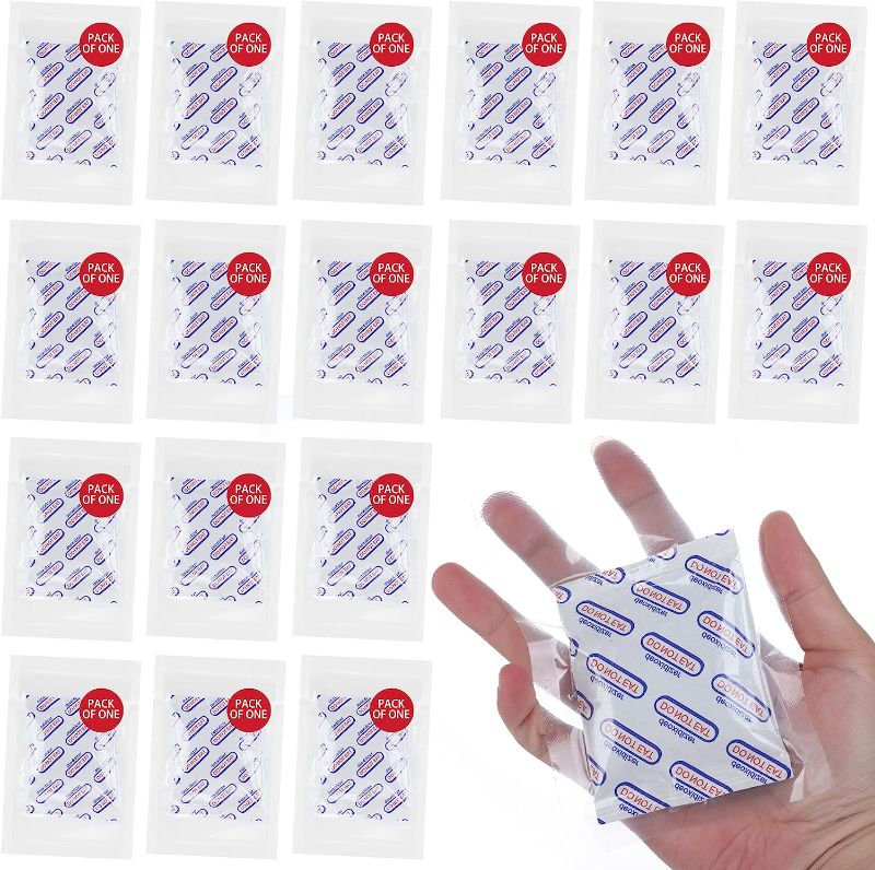 Photo 1 of 2500CC Oxygen Absorbers for Food Storage 25 Count (Individually Sealed) food grade o2 absorbers for Long Term Food Storage & Survival Oxygen Absorber Use in Mylar Bags Mason Jars Vacuum Bags
