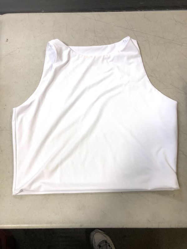 Photo 1 of CROP SHIRT WHITE LARGE