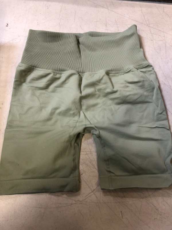 Photo 1 of BIKER SHORTS LIGHT GREEN MEDIUM 