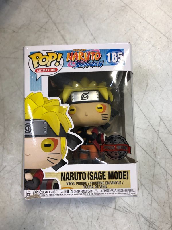 Photo 3 of Funko POP! Naruto Shippuden: Naruto Sage Mode #185
NEW - DAMAGED BOX