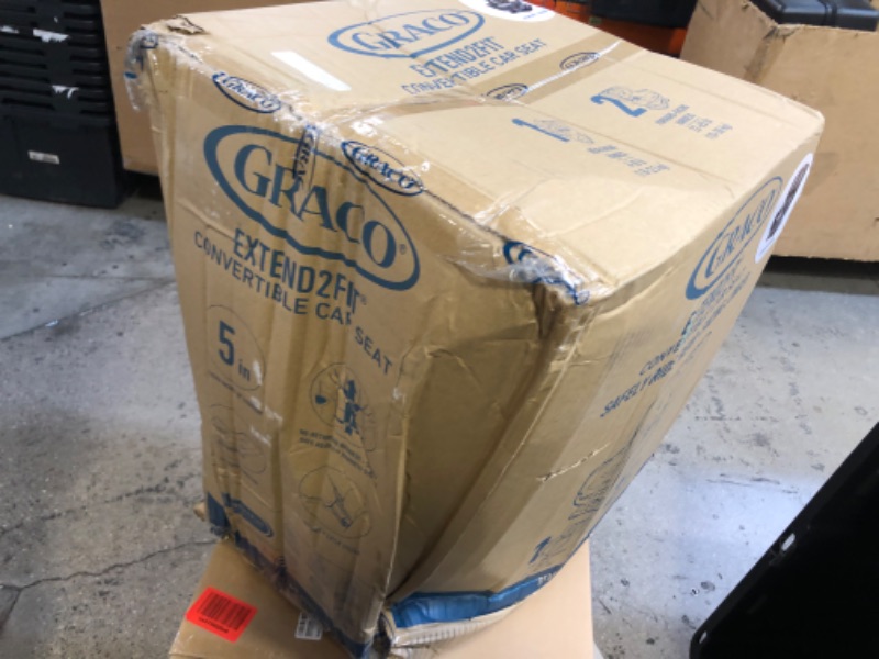 Photo 2 of Graco Extend2Fit Convertible Car Seat | Ride Rear Facing Longer with Extend2Fit, Redmond 2-in-1 Redmond----new damaged box opened for pictures