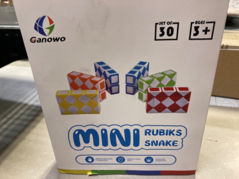 Photo 1 of  Mini Rubiks Snake Kids Toy Puzzle  
