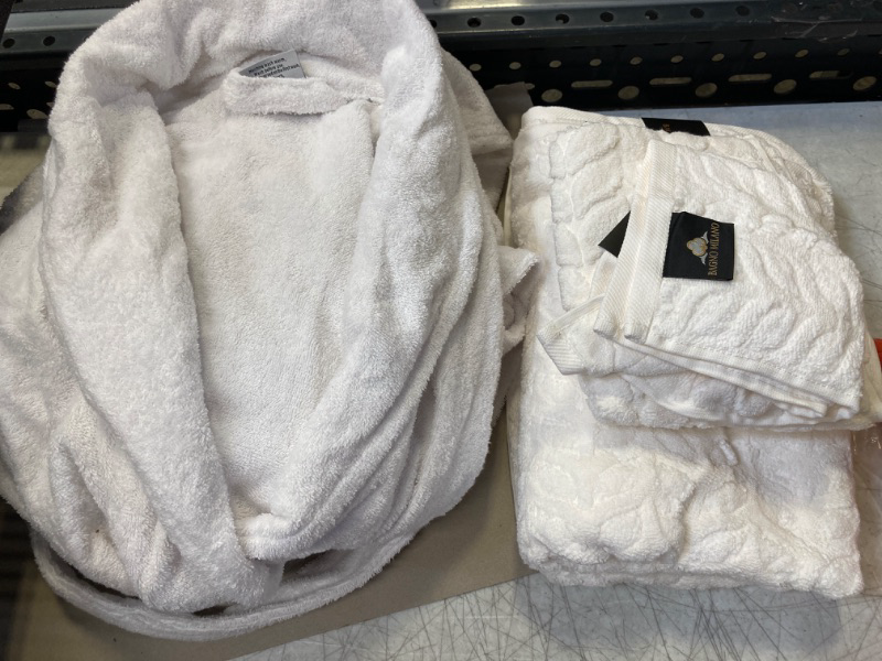 Photo 1 of  Bathrobes Size M and Towels  Set
