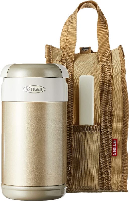 Photo 1 of  Tiger LWR-A092 Thermal Lunch Box, Champagne Gold
