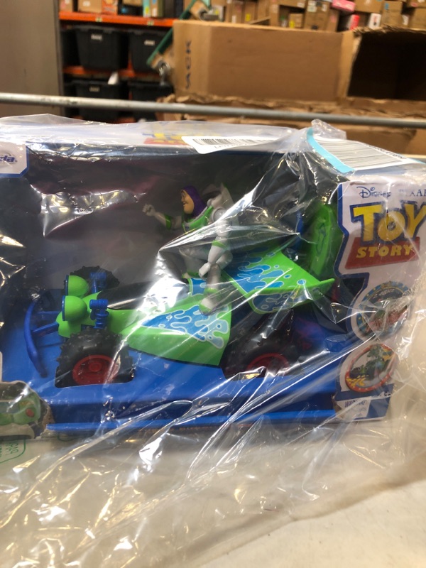 Photo 2 of Jada Disney Pixar Toy Story 4 Turbo Buggy W/ Buzz Lightyear Radio Control Vehicle, 2.4 Ghz, 1: 24, Multi