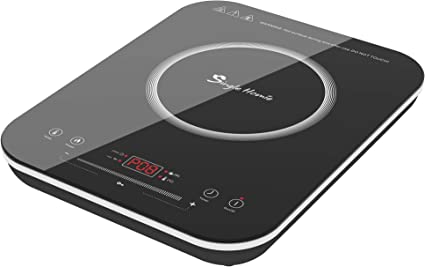 Photo 1 of 12" Induction Cooktop, SINGLEHOMIE 1800W Portable 12 inch Cooker Countertop Burner, Touch Sensor LED Display Plug-in 110-120V
