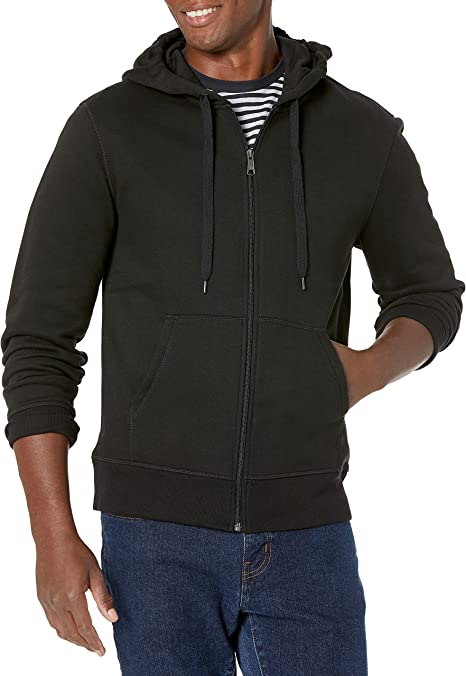 Photo 1 of Amazon Essentials Men's Full-Zip Hooded Fleece Sweatshirt
SIZE LARGE 