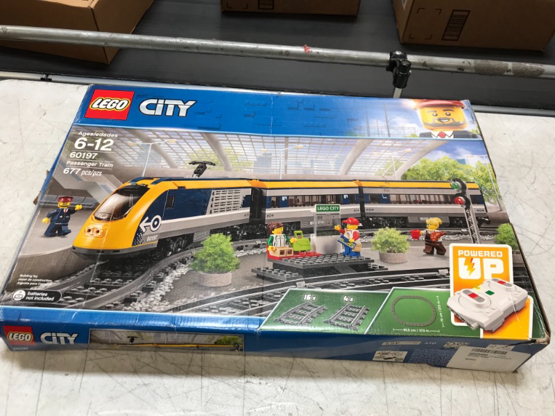 Photo 2 of LEGO City Passenger Train 60197 Building Kit (677 Pieces), Standard Standard Packaging