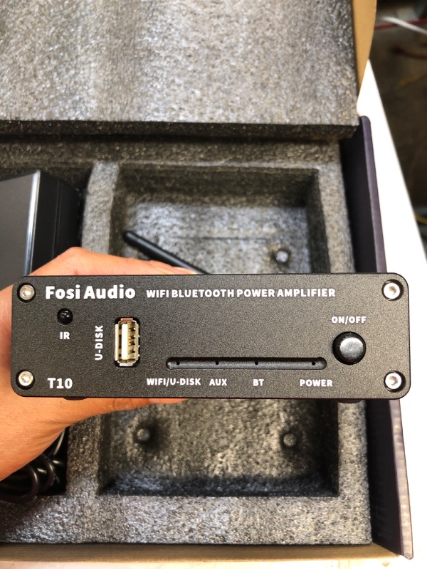 Photo 1 of FOSI AUDIO WIFI BLUETOOTH POWER AMPLIFIER 