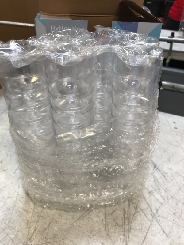 Photo 1 of 2 Oz Clear Plastic Wine Glasses 80 Pack, Hard Disposable Shot / Drink Glasses Ideal for Home Daily Life Party Wedding Drinking Dessert Ice Cream 