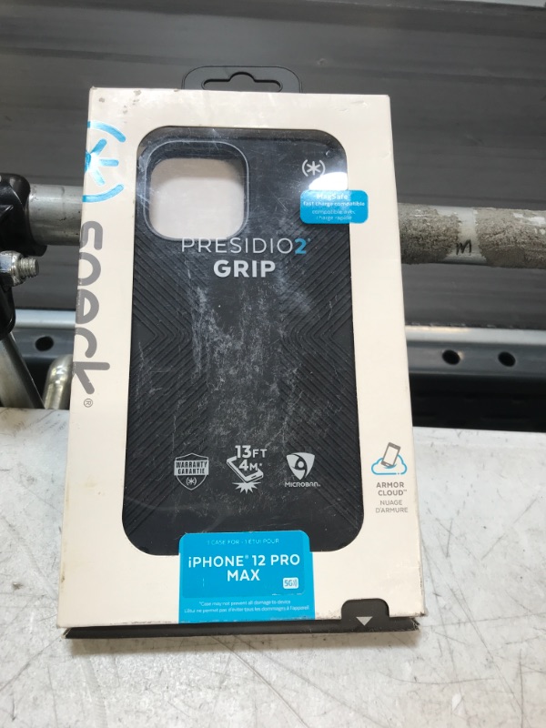 Photo 2 of Speck Products Presidio2 Grip iPhone 12 Pro Max Case, Black