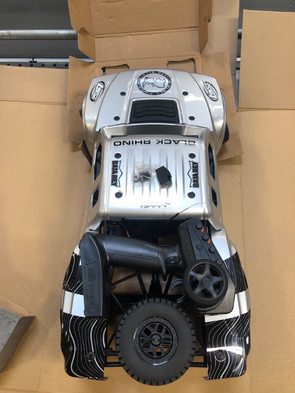 Photo 3 of Losi RC Truck 1/10 Black Rhino Ford Raptor Baja Rey 4 Wheel Drive Brushless RTR Battery and Charger Not Included with Smart LOS03020V2T2
