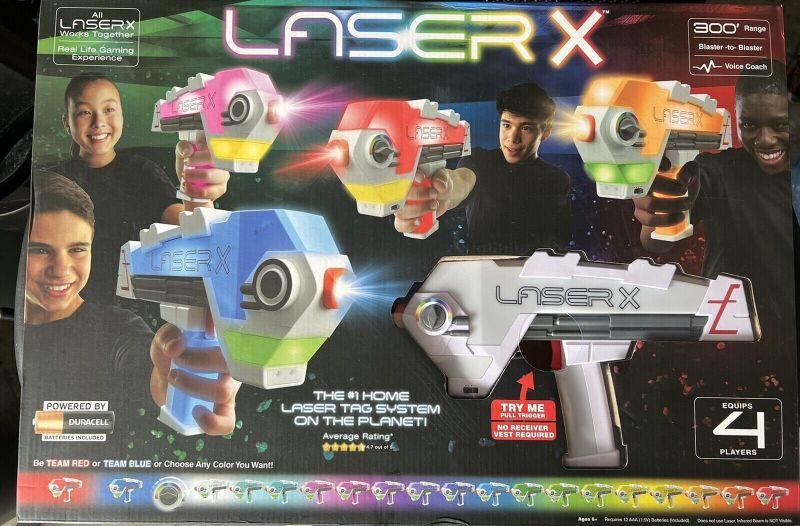 Photo 1 of Laser X Revolution Blaster-to-Blaster 4 Pack