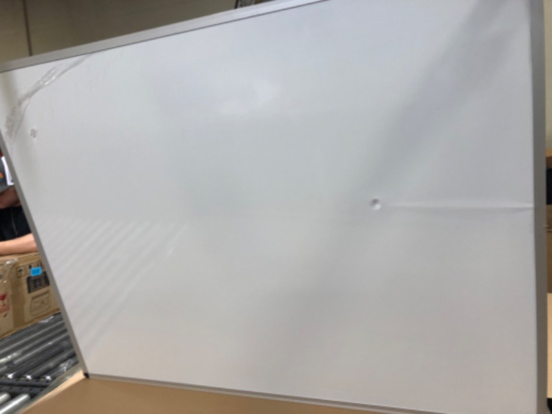 Photo 2 of VIZ-PRO Magnetic Whiteboard/Dry Erase Board, 48 X 36 Inches, Silver Aluminium Frame