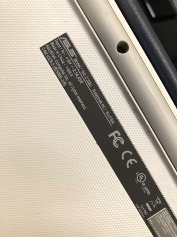 Photo 2 of ASUS Chromebook C202SA-YS01 11.6" Ruggedized and Water Resistant Design with 180 Degree Hinge (Intel Celeron 2GB, 16GB eMMC, Dark Blue) (Renewed)