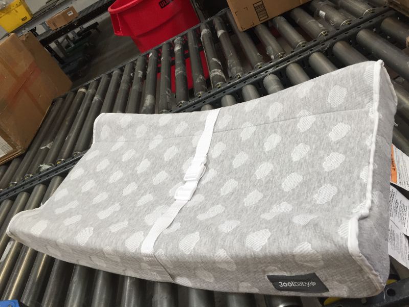 Photo 2 of Contoured Changing Pad - Waterproof & Non-Slip, Includes a Cozy, Breathable, & Washable Cover - Jool Baby