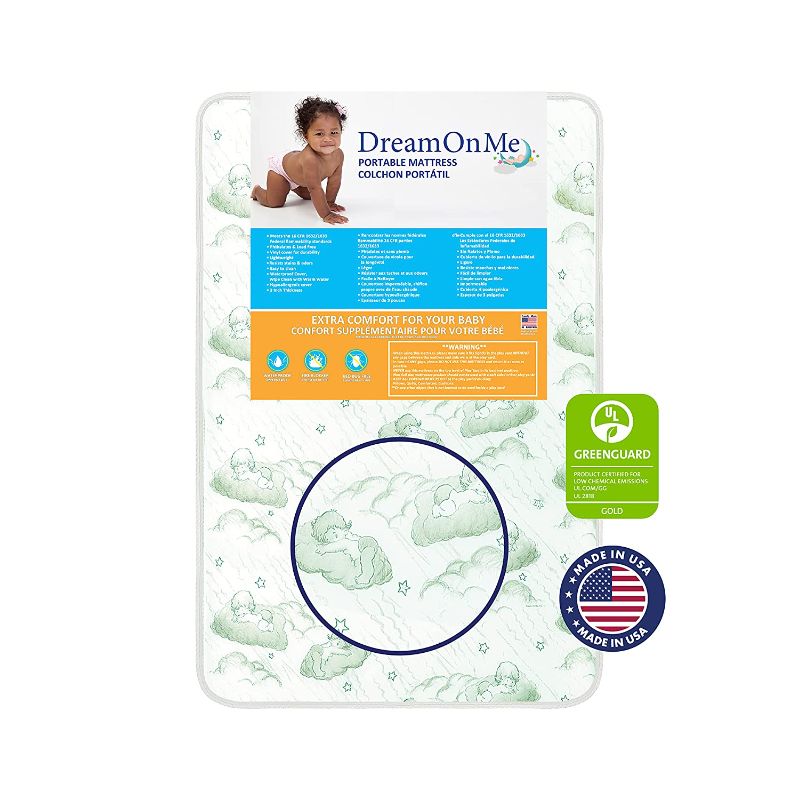 Photo 1 of Dream On Me 3” Square Corner Playmat, Greenguard Gold Certified, Playtime comfort, Reinforced Waterproof Vinyl Cover, Environment Safe Playmat