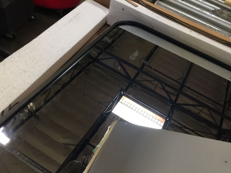 Photo 1 of rozycher Black Rectangle Mirror 22x30 Inch, Large Wall Mounted Mirror for Bedroom, Black Bathroom Mirror for Wall, Rounded Rectangle Mirrors for Bathroom, Living Room, Bedroom, Entryway, Office Black 22x30 Inch