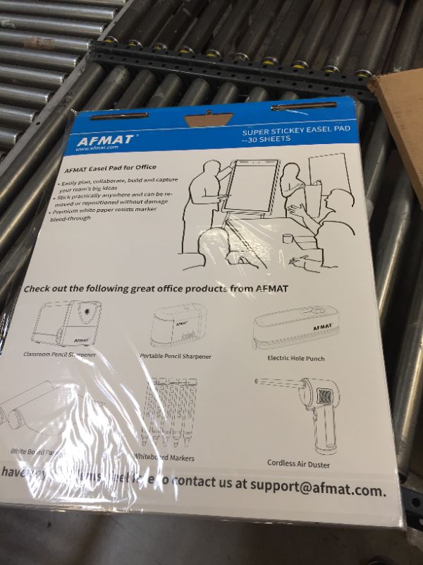 Photo 2 of Sticky Easel Pads, Upgraded Flip Chart Paper, Large Easel Paper for Teachers, 25 x 30 Inches, Self Stick Easel Paper for White Board, 30 Sheets