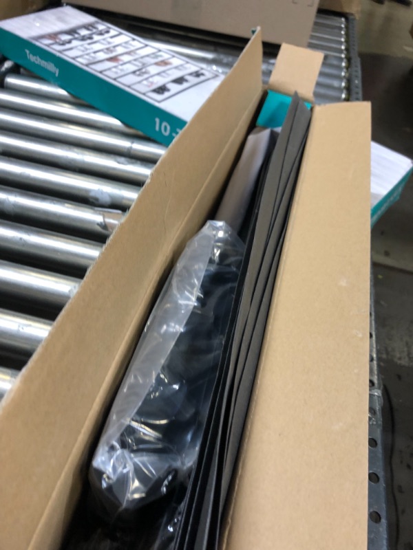 Photo 2 of Techmilly 50 Pairs Shoe Rack Organizer with 10 Tiers, for up to 50 Pairs of Shoes, Vertical Large Shoe Rack with Removable, Water, Dust & Oil Resistant Shelves, Stackable Shoe Rack for Boot & Shoe Storage - Black
