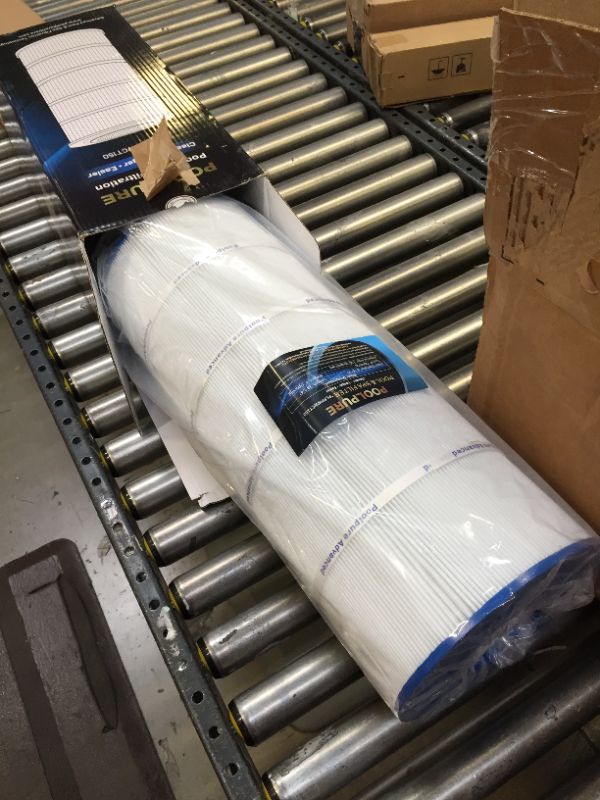 Photo 1 of POOLPURE PLFPWWCT150 Pool Filter Replaces PWWCT150,Clearwater II ProClean 150, 817-0150N, Unicel 8414, Filbur FC-1287, SD-00210, 150 Sq.ft Filter Cartridge 1PACK