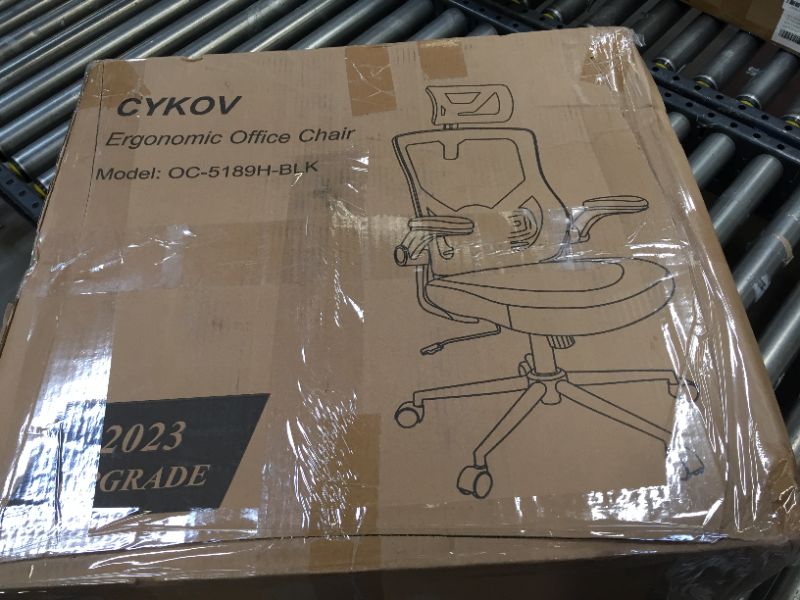 Photo 4 of CYKOV Office Chair CYKOV EDRGONOMIC CHAIR OC-5189H-BLK
